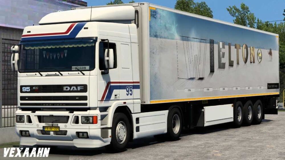 DAF 95 ATI + Trailers Pack v1.56