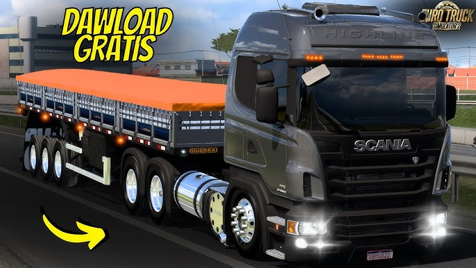 SCANIA R440 + CARRETA 4 PATAS + SOM